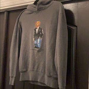 VGUC Ralph Lauren Polo Bear Hoodie Size Medium